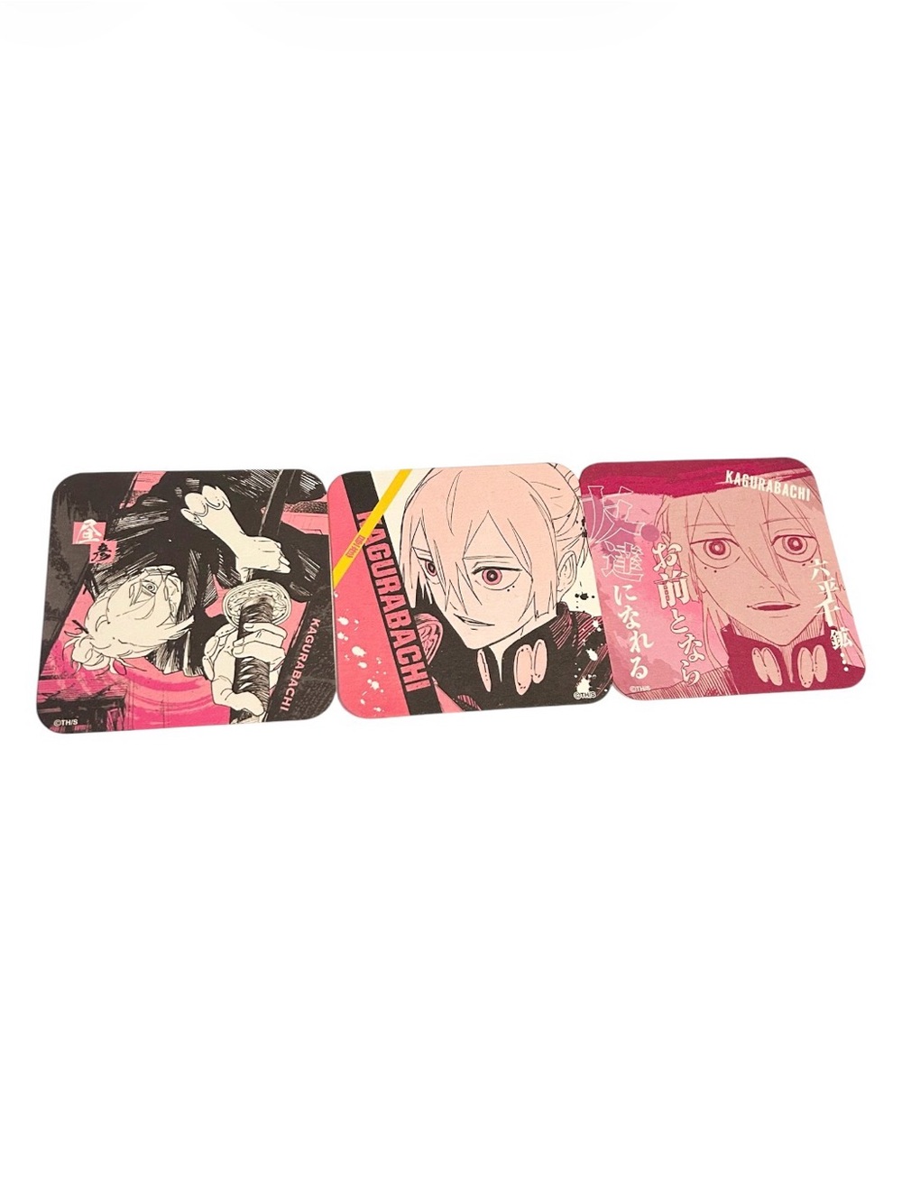 Kagurabachi Hiruhiko Art Coasters Set of 3